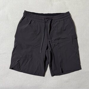 Lululemon Bowline Short Mens Small Stretch Ripstop Black Granite 7.5" Shorts